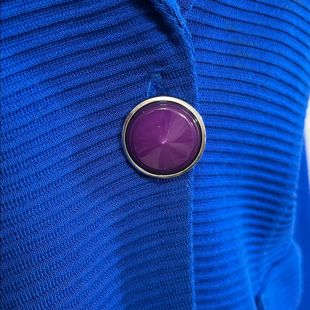 Exclusively Misook Blazer Size Medium Shoulder Pa… - image 2